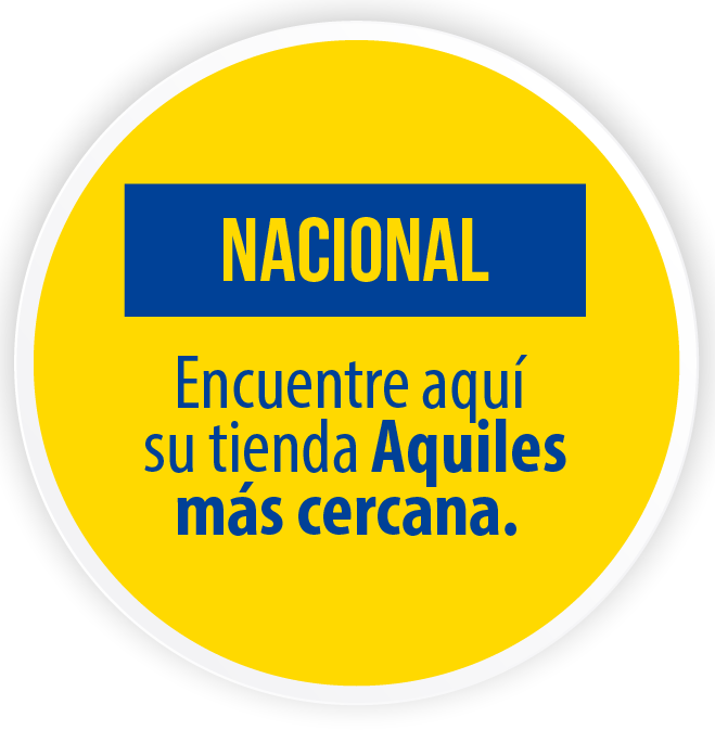 Encuentre aqu su tienda Aquiles ms cercana