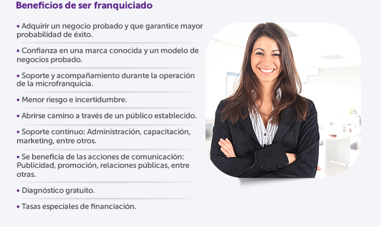 Beneficios de ser franquiciado